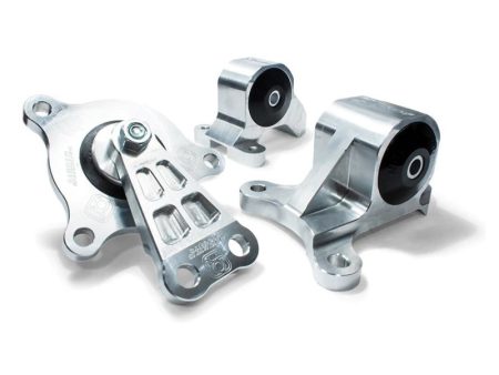 Innovative 02-06 Acura RSX K-Series Silver Aluminum Mounts 95A Bushings (Not K24 Trans) For Cheap