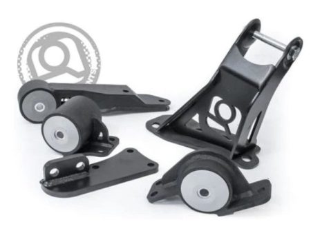 Innovative 00-07 Honda Insight K-Series Black Steel Mounts 95A Bushings (Auto to Manual) on Sale