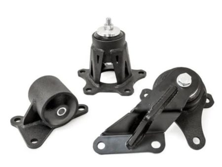 Innovative 98-02 Accord H-Series Black Steel Mounts 75A Bushings (Auto Chassis Auto Trans) Discount