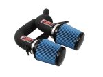 Injen 08-09 535i E60 3.0L L6 Twin intake & AMSOIL Filters Wrinkle Black Short Ram Intake Hot on Sale