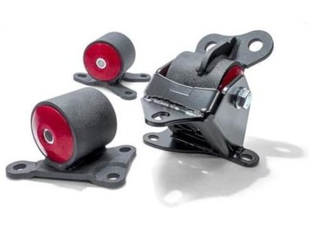 Innovative 96-00 Civic B D Series Black Steel Mounts 95A Bushings (2 Bolt) Sale