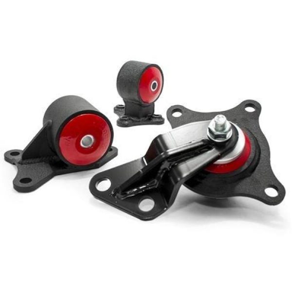 Innovative 01-05 Civic D-Series Black Steel Mounts 85A Bushings Hot on Sale