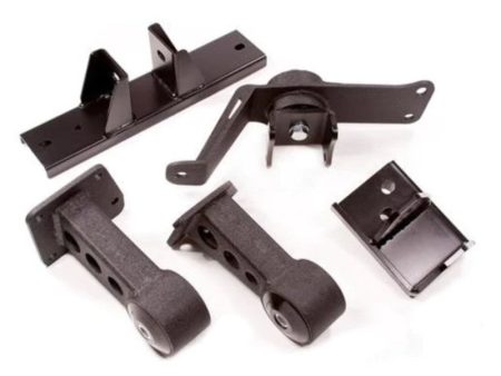 Innovative 00-09 Honda S2000 K-Series Black Steel Mounts 75A Bushings (K24 Engine) For Cheap