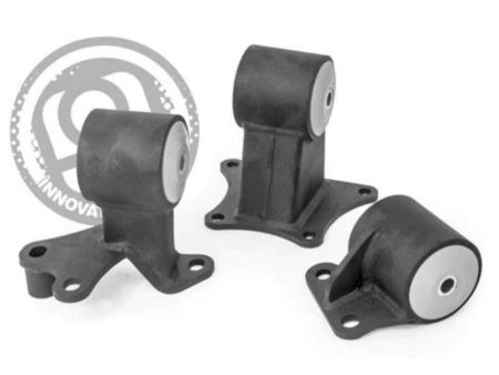 Innovative 97-99 Acura CL H F Series Black Steel Mounts 60A Bushings (Auto to Manual) Online Sale