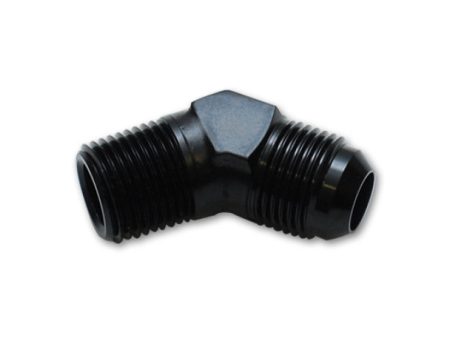 Vibrant -6AN to 1 4in NPT 45 Degree Elbow Adapter Fitting on Sale