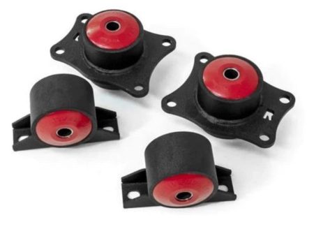 Innovative 00-09 Honda S2000 F-Series Black Aluminum Repl Rear Diff Mount Kit 60A Bushings Online Sale