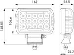 HELLA Value Fit 450 LED Lamp - 10-30 VDC 75W Driving Light Kit Fashion