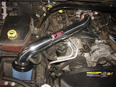 Injen 05-07 Jeep Grand Cherokee WK 4.7L V8 Wrinkle Black Tuned Air Intake w  MR Tech For Cheap