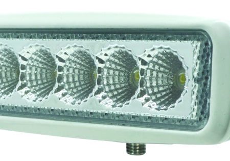 Hella Value Fit Mini Flush Mount 7.7in - 18W White Housing Flood Beam LED Light Bar For Cheap