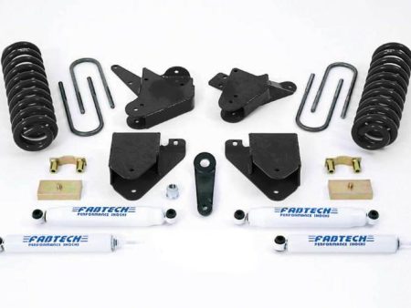 Fabtech 01-04 Ford F250 350 2WD 6in Basic Sys w Perf Shks For Discount