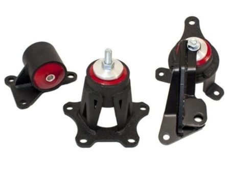 Innovative 98-02 Accord F-Series Black Steel Mounts 95A Bushings (Auto Trans) Online Sale