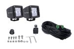 Hella HVF Cube 4 LED Off Road Kit - 3.1in 12W Spot Beam Online Sale