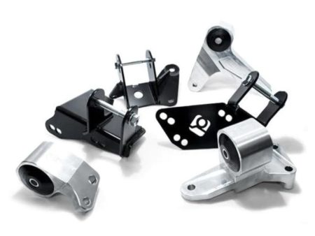 Innovative 96-00 Civic K-Series Silver Aluminum Mounts 85A Bushings (EG DC Subframe) Online Sale