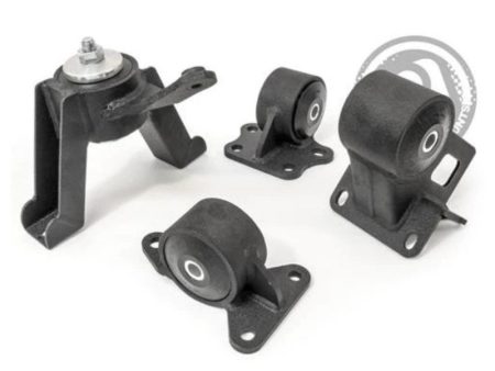 Innovative 00-05 Toyota MR2 Spyder 1ZZ Black Steel Mounts 60A Bushings on Sale