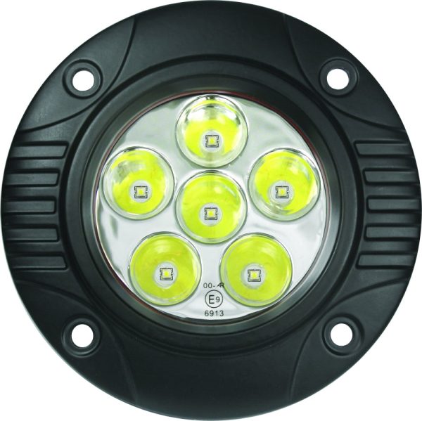 Hella Value Fit 90mm 6 LED Light - FLSH Off Road Spot Light on Sale