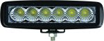 Hella Value Fit Mini 6in LED Light Bar - Flood Beam Pedestal Sale