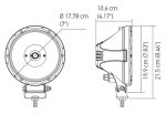 Hella Value Fit 7in Light - 30W Round Spot Beam - LED Online now